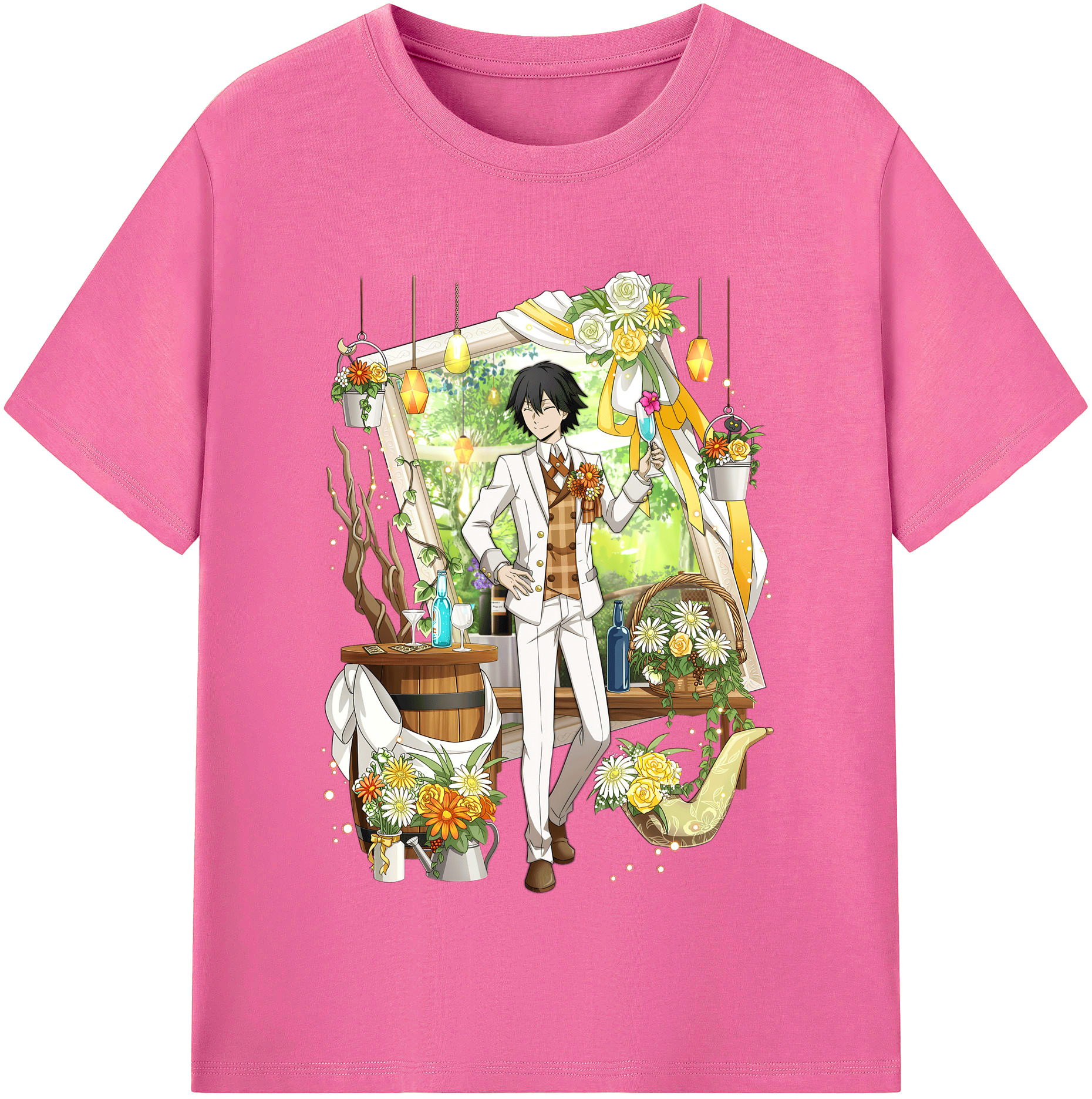 （画像用） 文豪ストレイドッグス Bungo Stray Dogs レディースカジュアルプリントTシャツ（綿100％）